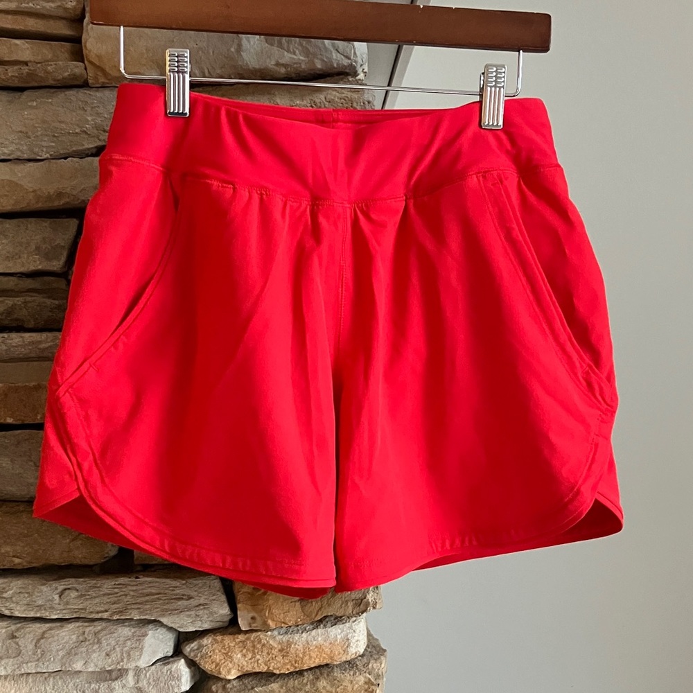 Lands' End Women's Vibrant Red Athletic Shorts